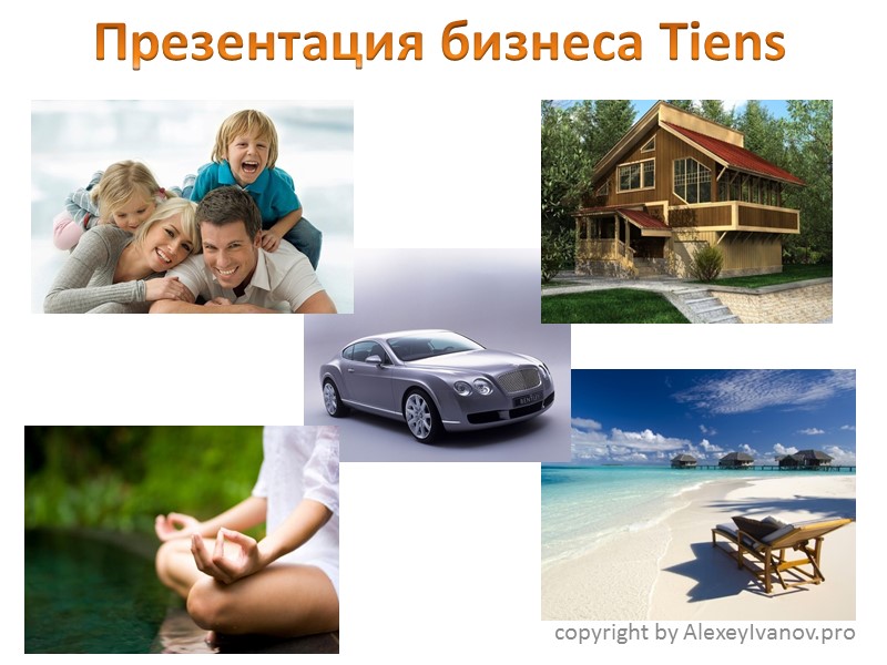 copyright by AlexeyIvanov.pro Презентация бизнеса Tiens